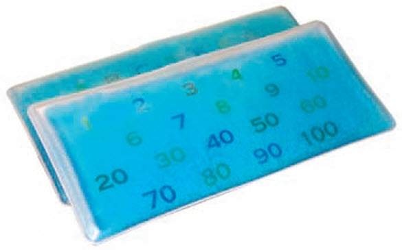 Alphabet, Number & Symbol Gel Pads – 16"W X 7"D, Sensory Learning Tools