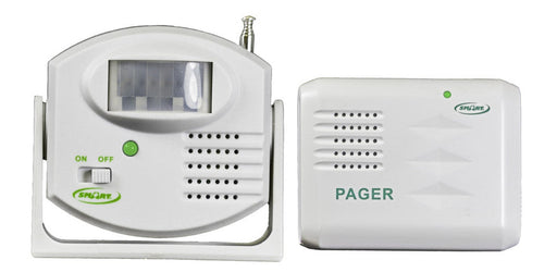 Two electronic devices labeled 'PAGER' on a white background