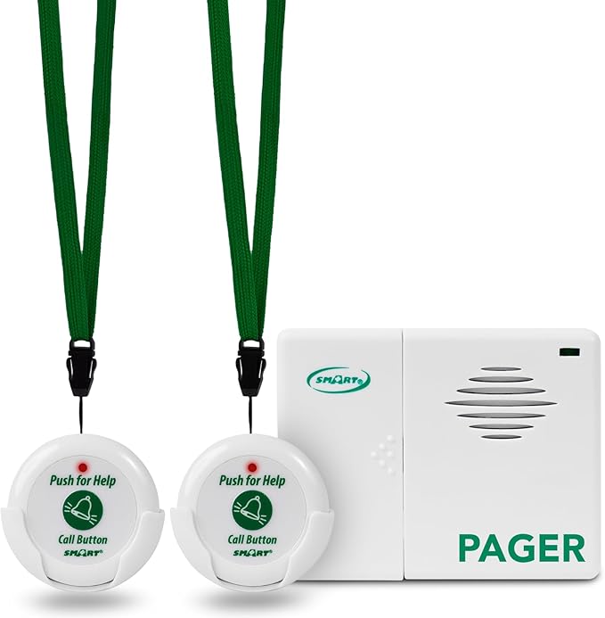 Smart Caregiver Tl 5102Tp – Two Call Buttons With Portable Caregiver Pager