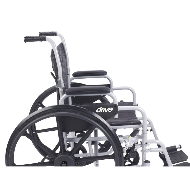 Wheelchair with 'Drive' branding on a white background