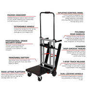 Voltstair Titan Motorized Powered Stair Climbing Hand Truck Dolly
