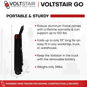 Voltstair GO Powered Motorized Stair Climbing Hand Truck
