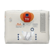 Pack of Abena Slip Premium XL2 incontinence pads on a white background
