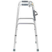 Silver walker with gray feet on a white background
