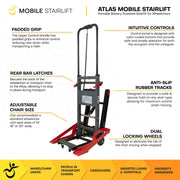 Atlas Portable Wheelchair Stairlift