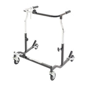 Medical patient lift cart on a white background