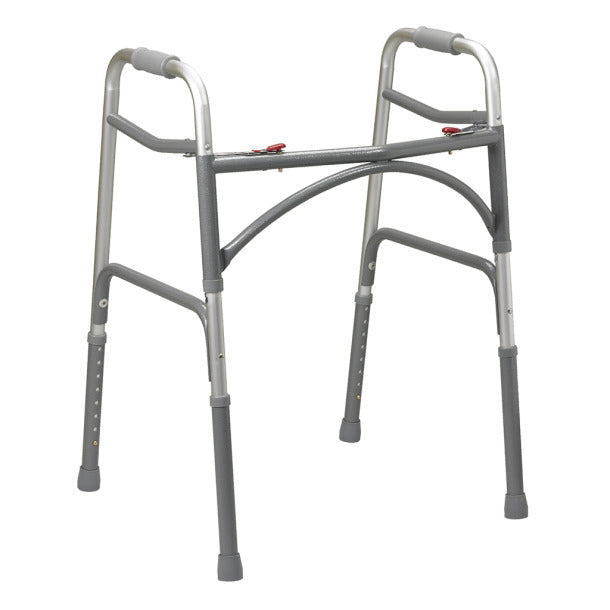 Bariatric Aluminum Folding Walker Two Button