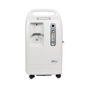 White oxygen concentrator on a white background