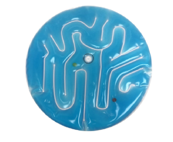 Circle Gel Maze Pad 17" Diameter Tactile Sensory