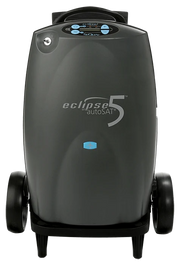 Black O2 device with 'eclipse autosat' branding on a white background