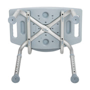 Gray and silver medical device on a white background