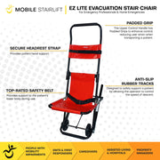 EZ LITE Evacuation Foldable Medical Stair Lift Chair