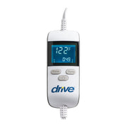 Digital thermometer with a white background