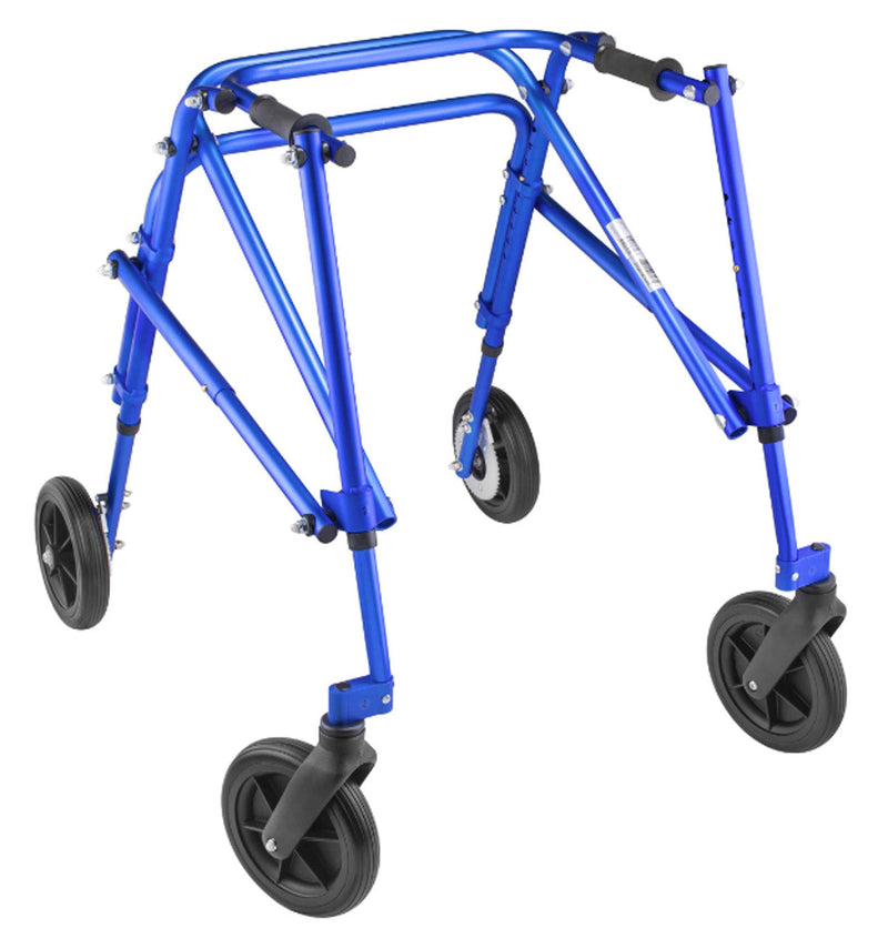 Klip 4 Wheel Posterior Walker With 8" Outdoor Wheels Medium