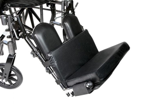 Close-up of a wheelchair with a white background