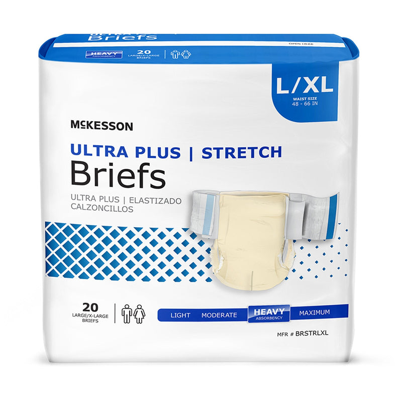Mckesson Ultra Plus Stretch Briefs – Large/X Large