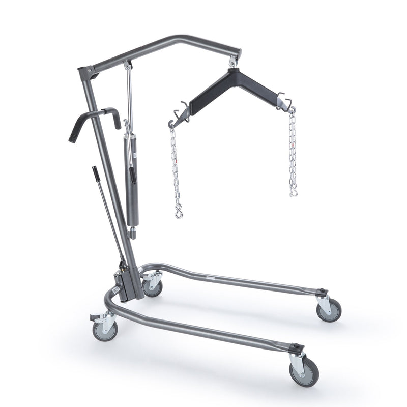 Medical patient lift on a white background