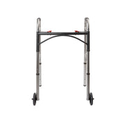 146-10210-4

McKesson adult Aluminum Folding Walker with Wheels front view