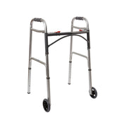 146-10210-4

McKesson adult Aluminum Folding Walker with Wheels