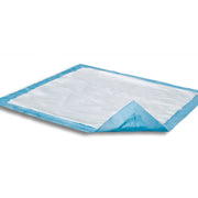 Rectangular pad with blue border on a white background
