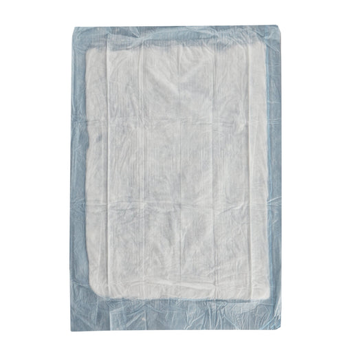 Disposable diaper with clear plastic wrap on a white background