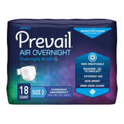 Package of Prevail Air Overnight briefs on a white background