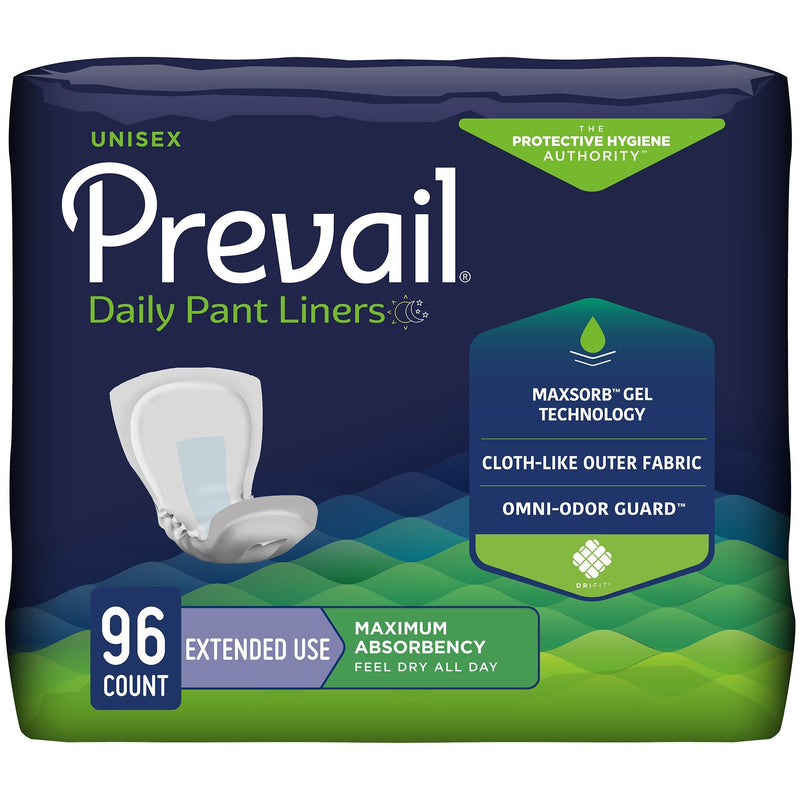 Prevail Daily Pant Liners Heavy Absorbency, 28 Inch, One Size