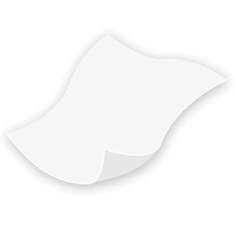 White envelope on a white background