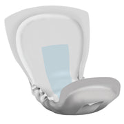 White diaper with a blue insert on a white background