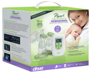 Box of Pure Expressions Dual Channel Plus Electric Breast Pump with a woman and baby on the packaging.