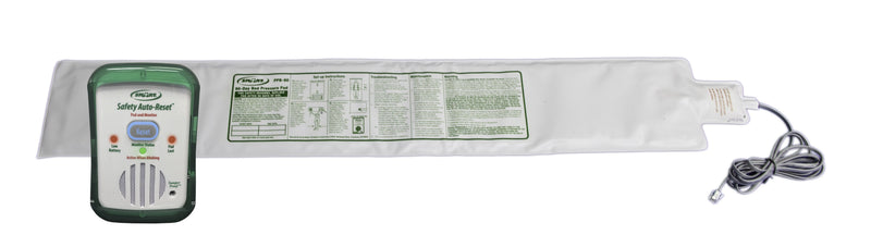 Safety mate alarm with a long rectangular sensor on a white background