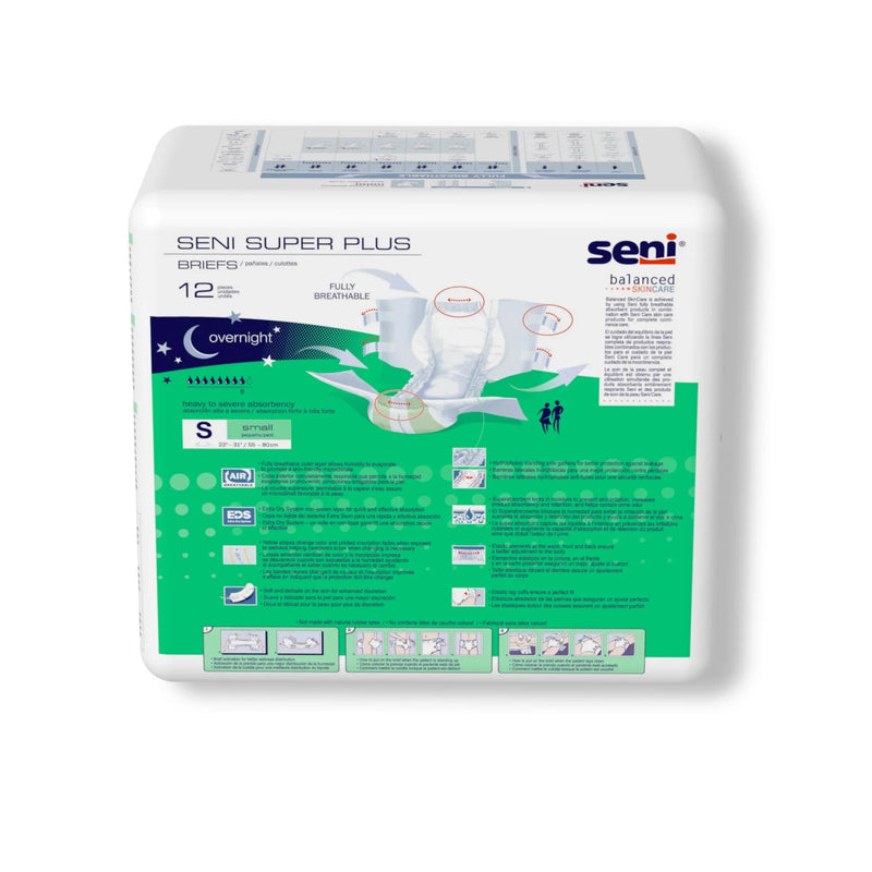 Pack of Seni Super Plus briefs on a white background