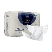 Pack of Abena Slip Premium M3 adult diapers on a white background