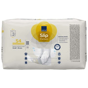 Pack of Abena Slip Premium adult diapers on a white background
