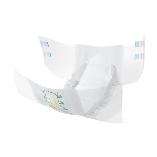 White medical undergarment with branding on a white background
