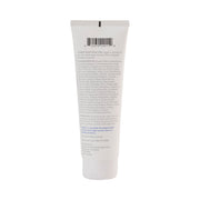 White tube with text on a white background