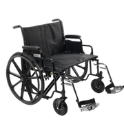 Black wheelchair on a white background