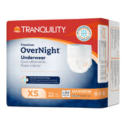 Box of Tranquility Premium Overnight Underwear on a white background