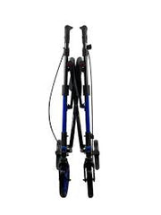 Collapsible walker on a white background