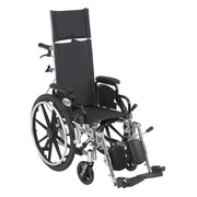 Black manual wheelchair on a white background