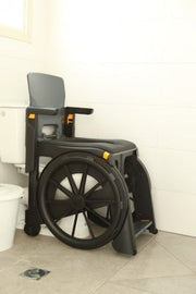 Wheelchair commode