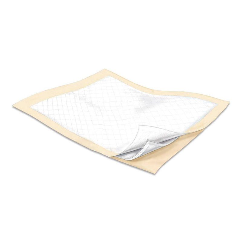 Clear plastic sheet with beige border on a white background