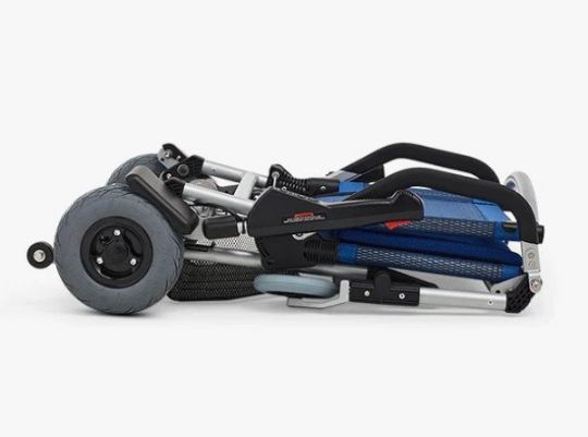 Foldable scooter on a white background